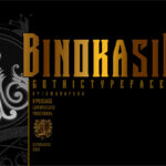 Binokasih Font Poster 6