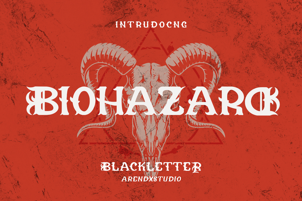 Biohazard Font