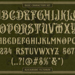 Black Books Victorian Font Poster 4