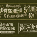 Black Books Victorian Font Poster 8