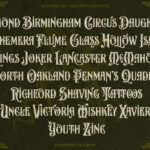 Black Books Victorian Font Poster 9