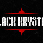 Black Krystal Font Poster 2