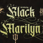 Black Marilyn Font Poster 3
