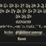 Black Marilyn Font Poster 8