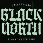 Black North Font Poster 3