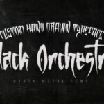 Black Orchestra Font Poster 3