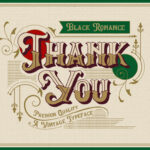 Black Romance Font Poster 10