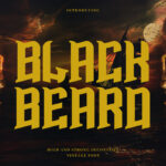 Blackbeard Font Poster 3