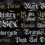 Blackent Font Poster 10