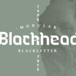 Blackhead Font Poster 3