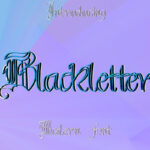 Blackletter Font Poster 5