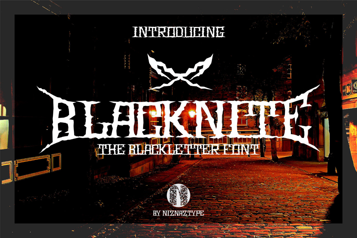 Blacknite Font