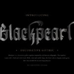 Blackpearl Font Poster 3