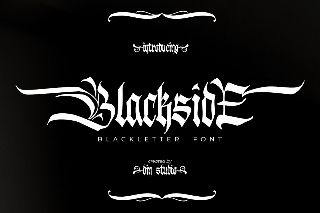 Blackside Font