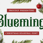 Blueming Font Poster 3