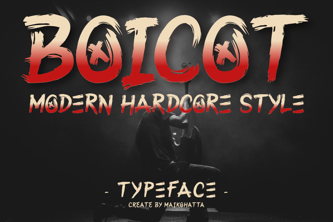 Boicot Font Poster 1