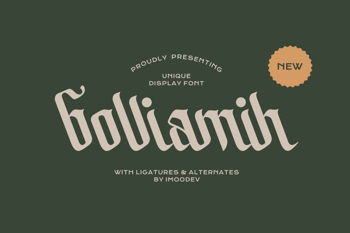 Bolliamih Font Poster 1