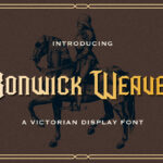 Bonwick Weaver Font Poster 3