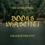 Books Vhasenti Font Poster 3