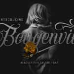 Bougenville Font Poster 3