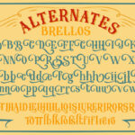 Brellos Font Poster 5