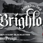 Brightos Font Poster 3