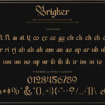 Brigker Font Poster 10