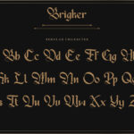 Brigker Font Poster 9