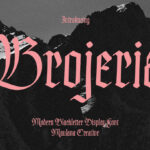 Brojeria Font Poster 3