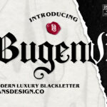 Bugenvil Font Poster 3