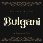 Bulgani Font Poster 3