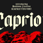 Capriot Font Poster 3