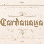 Cardanaya Font Poster 3