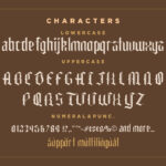 Carglos Font Poster 8