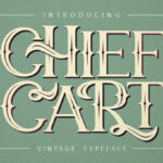 Chief Cart Font Poster 3