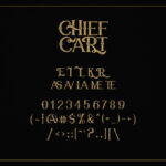 Chief Cart Font Poster 7