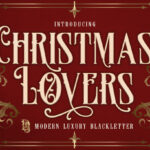 Christmas Lovers Font Poster 3