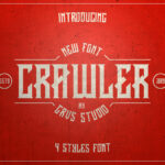 Crawler Font Poster 3