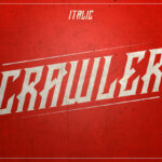 Crawler Font Poster 5
