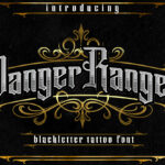 Danger Ranger Font Poster 3