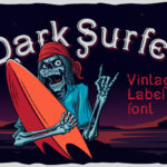 Dark Surfer Font Poster 1