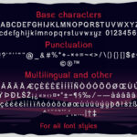 Dark Surfer Font Poster 5