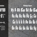 Darkness Font Poster 10