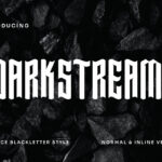 Darkstream Font Poster 3