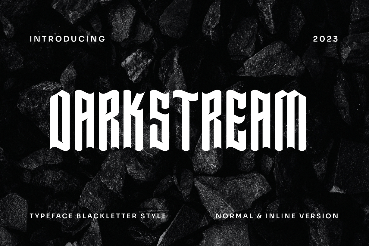 Darkstream Font Poster 1