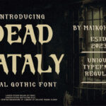 Dead Fataly Font Poster 3