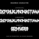 Deadwax Font Poster 9