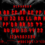 Death Dirty Font Poster 5