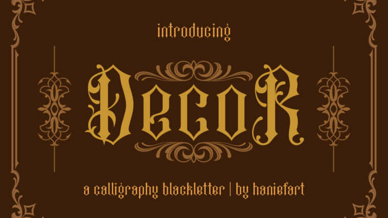 Decor Font - Font Canyon