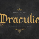 Draculie Font Poster 3